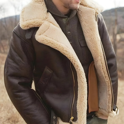 Apollo™ - Veste en cuir shearling