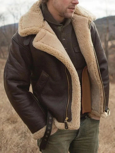 Apollo™ - Veste en cuir shearling